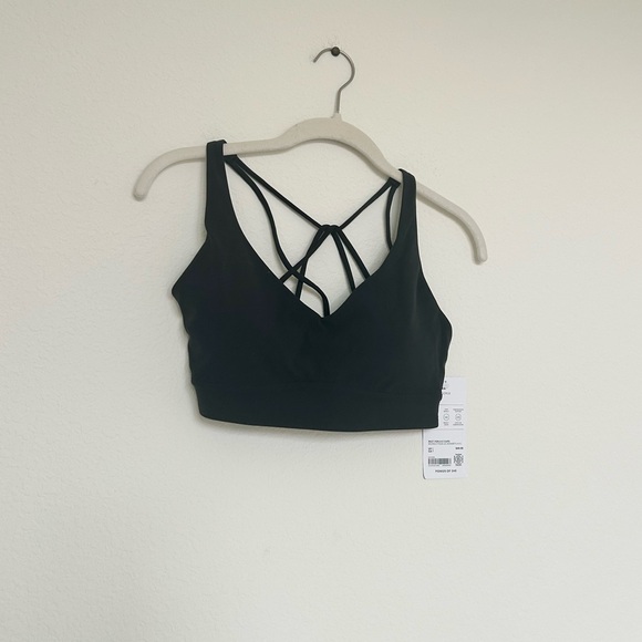 NWT Athleta Black Solace Sports Bra & Transcend High Rise 7/8 Legging Set - Picture 4 of 11